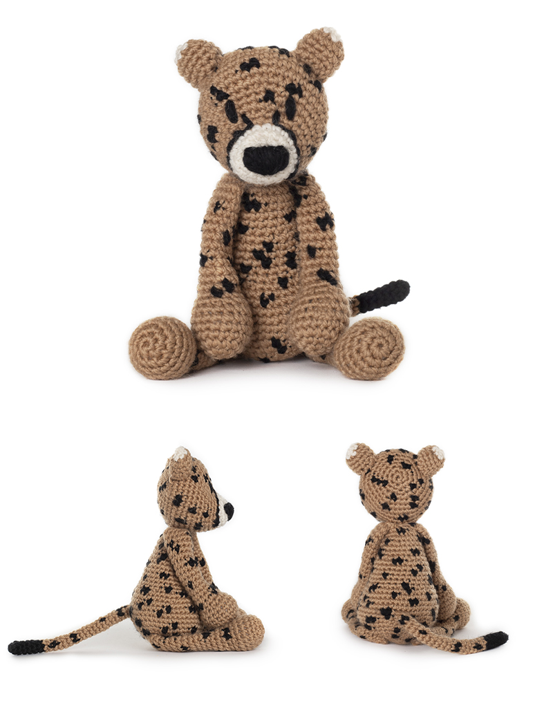 toft hamlet the cheetah amigurumi crochet animal